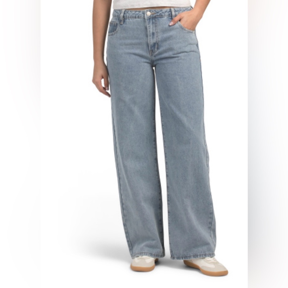 Walter Baker Sky Blue Wide Leg Jeans